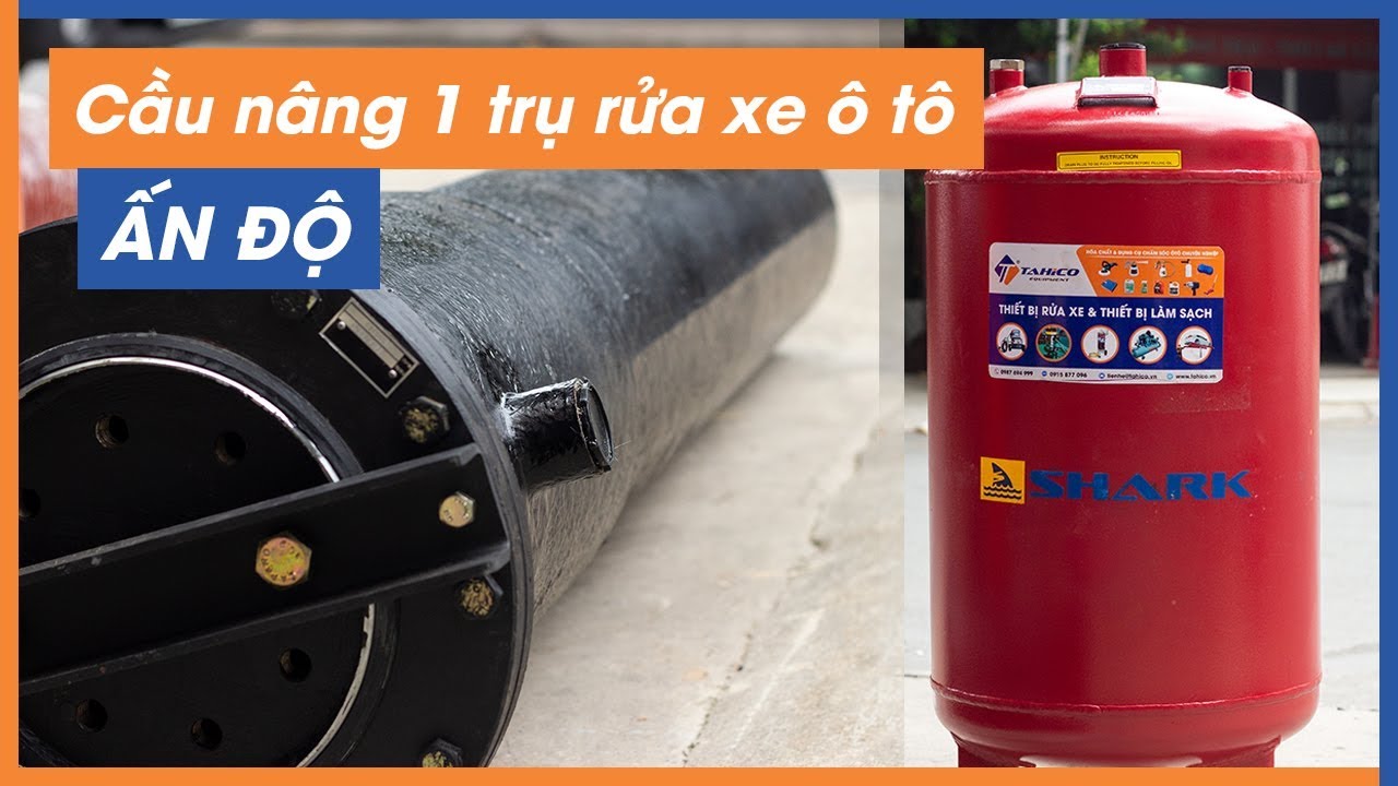 Bình chứa nhớt cầu nâng 1 trụ Ấn Độ 17