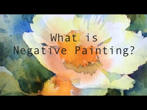 Negative Painting with Watercolor
