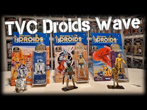 Star Wars Vintage Collection | TVC Kenner DROIDS Cartoon Wave | Boba Fett | C-3PO | R2-D2