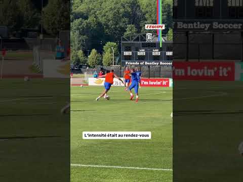 Quelques images de l'entraînement des Bleus, avec beaucoup d'intensité #CoupeduMonde