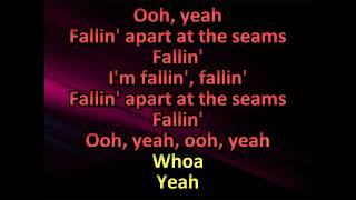 Cinderella - Bad Seamstress Blues, Fallin' Apart At The Seams (karaoke) (by request)