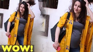 Pregnant Soha Ali Khan SPOTTED With Baby Bump