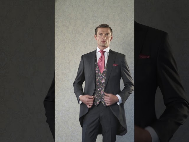 Vídeo relacionado con BSBUY Chaleco Formal Hombres, Chaleco Vestir con Bolsillo Corbata y Pañuelo, Chaleco Traje Hombre de Jacquard Floral, Boda Fiesta Negocio, M