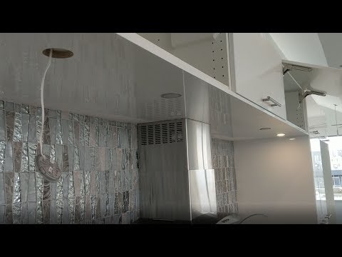 Flush mount hack for puck lights. Ikea Omlopp light hack.  How to flush mount puck lights