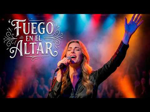 FUEGO EN EL ALTAR | Rose Celeste | Alabanza Cristiana Para el Corazón, Musica Cristiana