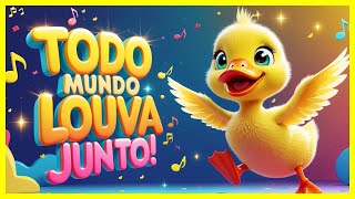 🐥 A Música Infantil Mais Fofa Para Cantar e Dançar! DANÇA DO PATINHO | Pequeno Salmista