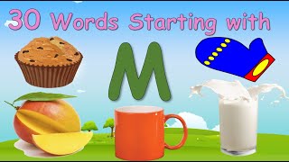 30 Words Starting with Letter M || Letter M words || Words that starts with M