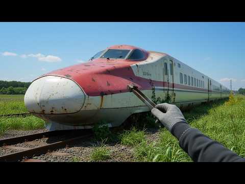 ASMR Full Restoration 😱 Simulation of a 1st-Gen Bullet Train (1980s) | Abandoned to New