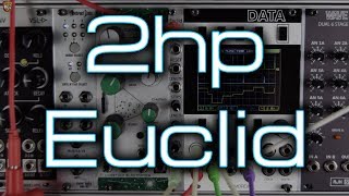 Video thumbnail for 2hp Euclid (euclidean rhythm generator) by DivKid