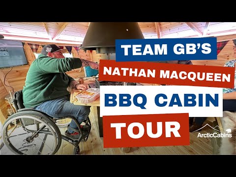 Team GB's Paralympic Archer Nathan Macqueen Shows Us Round His BBQ Cabin!