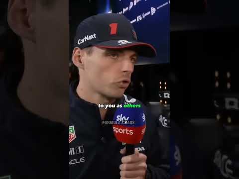 Max thinks Lewis is the GOAT🐐 #maxverstappen #lewishamilton  #f1 #shorts #formula1 #f1shorts