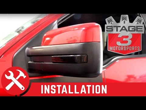 2009-2014 F-150/Raptor Recon Smoked Amber LED Side Mirror Lenses Install