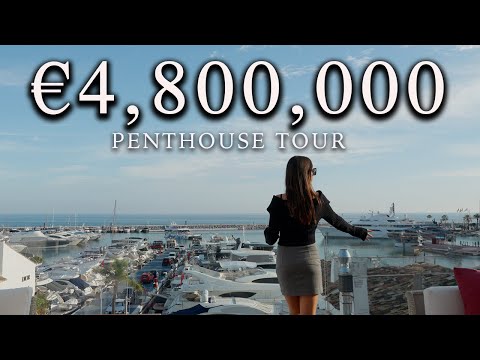 Inside The Most LUXURY BEACHSIDE Penthouse in PUERTO BANUS, MARBELLA !