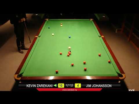SM Snooker 2021 - Final - Kevin Zarekani v Jim Johansson