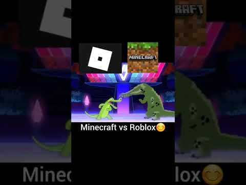 Minecraft VS Roblox 😎 #shorts #roblox #minecraft