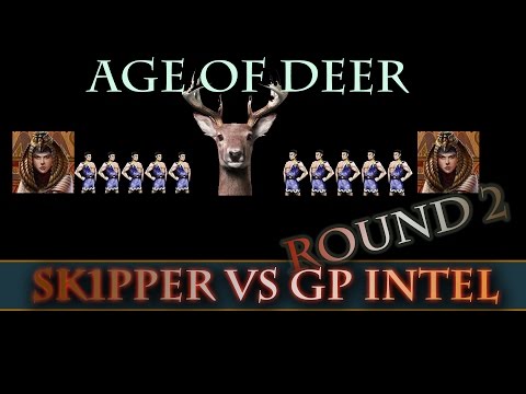 Skipper(Isis) VS GP Intel(Isis) - 10 minute classic Age of Mythology the Titans
