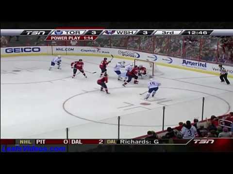 Maple Leafs @ Capitals - Tyler Bozak Scores - 101103