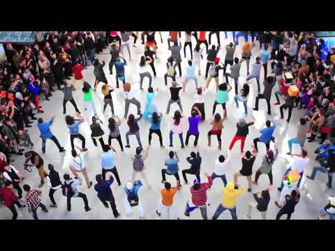 Flashmob Gangnam Style Big Tsetya au Morocco Mall