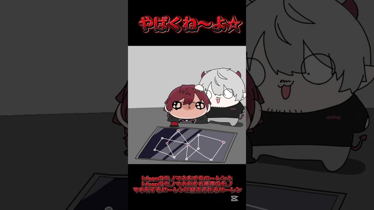 【手描き切り抜き】やばくねーよ☆#にじさんじ切り抜き#ローレンイロアス#手描き切り抜き