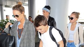 Vanessa Paradis, Son John Depp and Lily-Rose And Her 24-Year-Old Boyfriend Ash Stymes