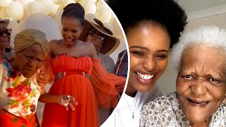 Natasha Thahane Mourning The Death of Her Loved One