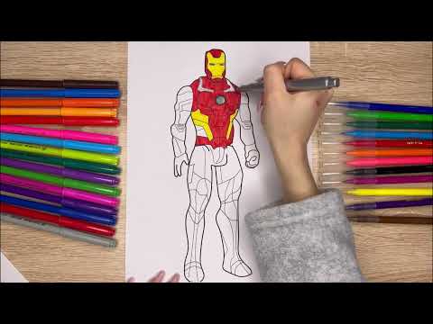 Iron Man coloring book