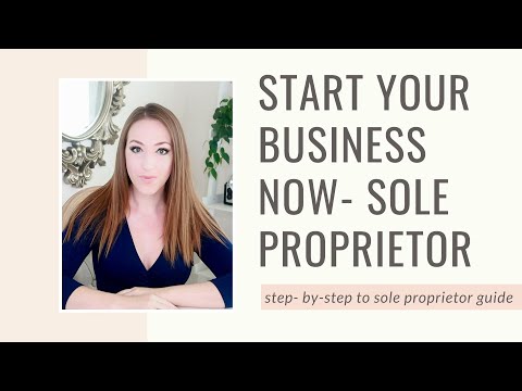 How to Start A Sole Proprietorship in California 2020...