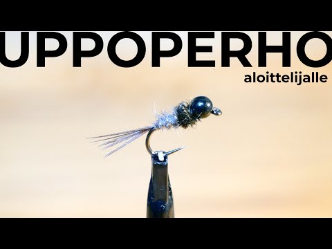 Perhonsidonta - toimiva uppoperho - sitojana Joni Ruokamo