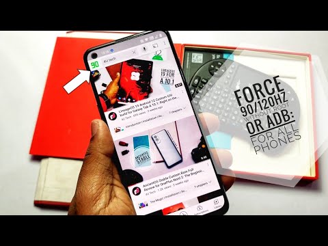 Enable Force 90/120 hz Refresh rate No root: Works for all OnePlus,OPPO, Xiaomi,Realme Phones!