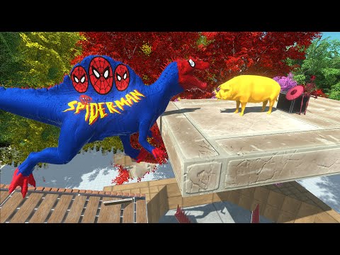 Trap Open Bridge Down to Die | 🦖 Animal Revolt Battle Simulator 🦕