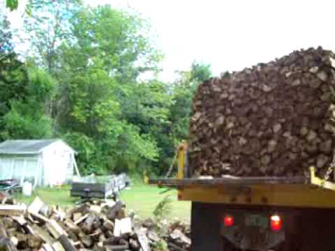 f-series dumping 2+ cord of firewood