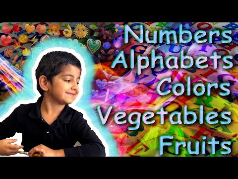 Divit’s Playtime : Alphabets, Numbers, Colors, Vegetables, Fruits