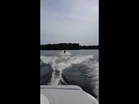 Skiing Queen Lake Phillipston 9 3 16