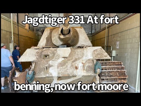 The metal beast at fort benning now fort Moore | jagdtiger 331 | armor and cavalry museum