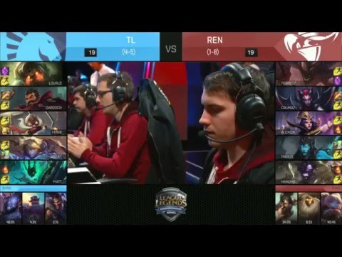 Team Liquid vs Renegades   Week 5 Day 2 S6 NA LCS Spring 2016   TL s REN G2 W5D2