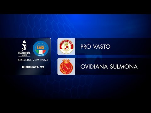 Eccellenza|22° giornata |Pro Vasto - Ovidiana Sulmona(0-1)