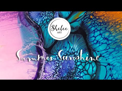 #26. Shelee Art - Summer Sunshine Pour