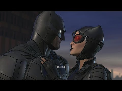 Batman: The Enemy Within - Batman Vs Catwoman FULL Fight & Attempted Romance