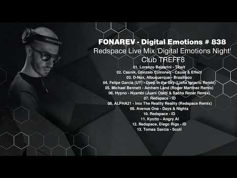 FONAREV - Digital Emotions # 838. Redspace Live Mix «Digital Emotions Night» Club TREFF8