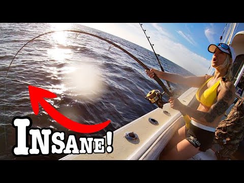 UNEXPECTED Fish of a LIFETIME Ocean Fishing!!! (We THOUGHT we got Sharked!!)