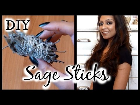 DIY Sage Smudge Sticks │ How to Make Sage Bundles for Cleansing Your Home, Removing Negative Energy Video
