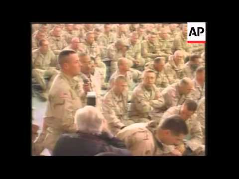 Disrguntled soldier complains to Rumsfeld