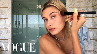 Hailey Baldwin’s 5-Step Guide to Faking a California Glow | Beauty Secrets | Vogue