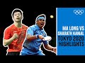 Sharath Kamal Goes Down Fighting To Ma Long Tokyo2020 Highlights