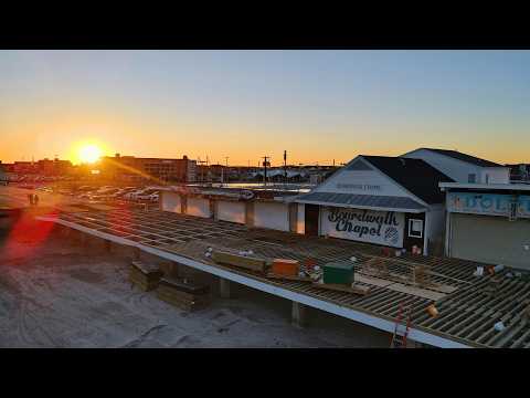 Wildwood Boardwalk Reconstruction Update - Drone