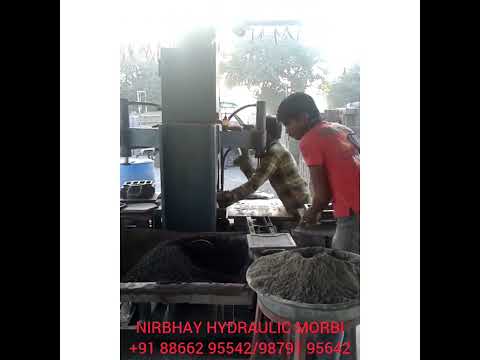 Nirbhay oil hydraulic paver block machine, 1 mm