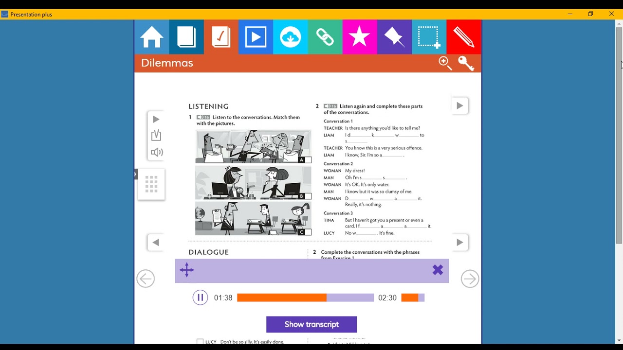 Think workbook page 42