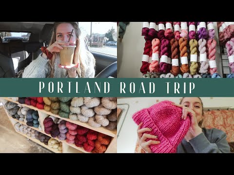 VISITING LOCAL YARN SHOPS IN THE PNW (yarn vlog no. 1)