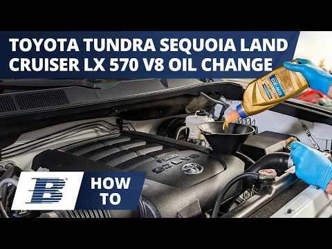 Toyota Tundra, Sequoia, Land Cruiser, LX 570 Oil Change (2007-2021 5.7L & 4.6L V8)