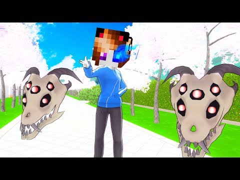 I TURNED INTO YANDERE SANS! 💀 Yandere Simulator /w LYON 🦁